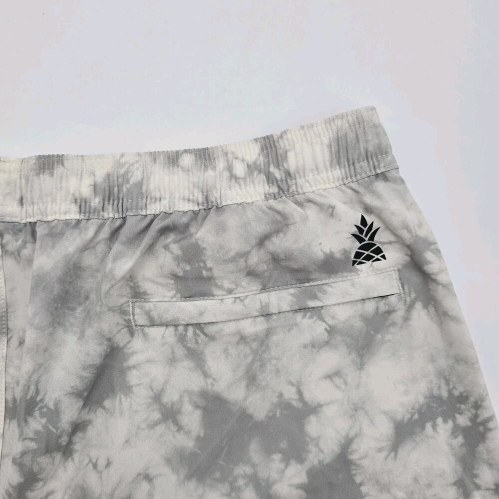 Chubbies Shorts Mens XL 5.5 Inch Gray Tie Dye Boxer Lined Athlounger 80s - Picture 12 of 15